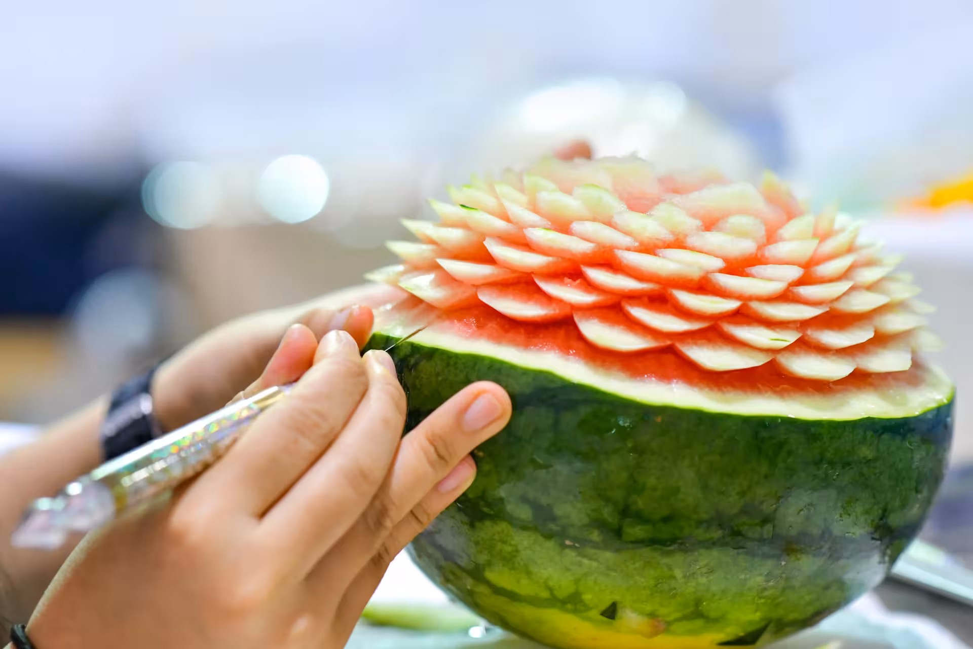 Thai Fruit Carving
